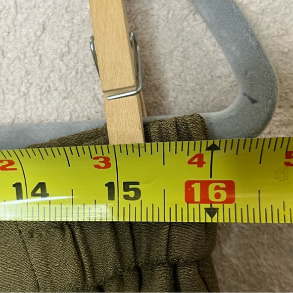 Halogen Nordstrom Straight Leg Trousers Slacks Pants-Olive Green-Women’s 12-NEW - Picture 6 of 10